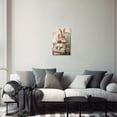 thumbnail image 2 of ZHONGYUTONG Easter Canvas Wall Decor Vintage Bunny Picture Wall Art Cute Rabbit Art Prints for Nursery Kids Bedroom Framed (12.00" x 18.00"), 2 of 5