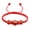 B, variant on Adjustable Red String Braided Bracelet Hand Woven Lunar Year Wrist Accessory for Cultural Meaning and Daily Wear