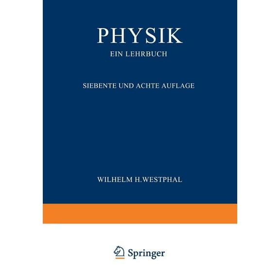 Physik Ein Lehrbuch, (Paperback)