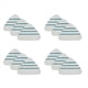 thumbnail image 1 of Almohadillas de Repuesto para Mopa una Vapor 12 Piezas PañO Triangular Lavable Limpieza de Suelo Mopa de Microfibra Almohadilla para la Cabeza Accesorios para Mopa una Vapor, 1 of 5