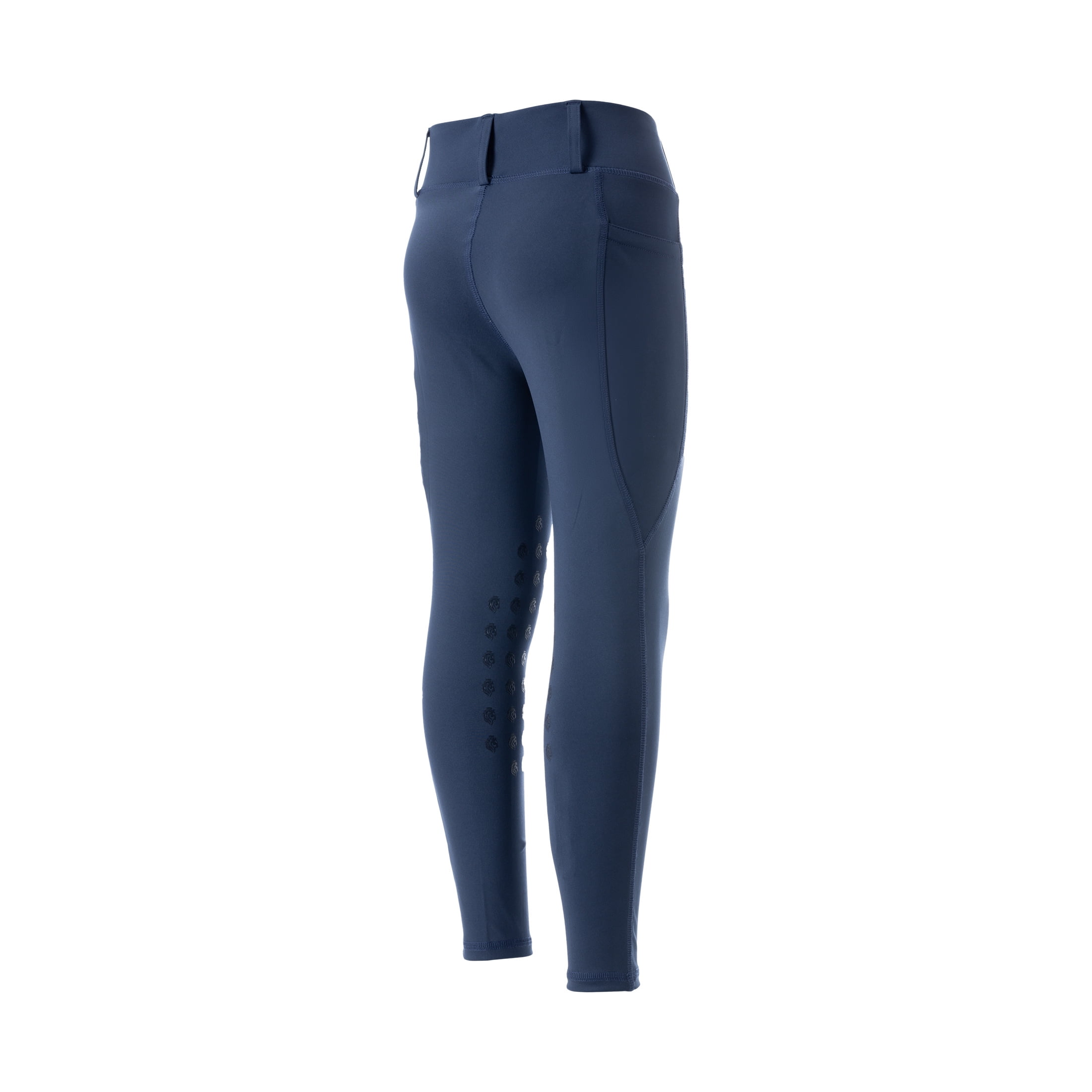 Equinavia Classic Kids Silicone Knee Patch Horse Riding Pants | Equestrian Breeches Unisex Schooling Tights for Girls, Boys