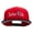Black Red, variant on Barber Life Embroidered Two Tone Superior Cotton Twill Flat Bill Snapback Cap - Black Charcoal OSFM