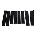 thumbnail image 2 of Faldón lateral trasero de 78,7 pulgadas, extensión de faldón lateral negro brillante, panel basculante, alerón, divisor basculante para coche universal, 2 of 14