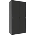 thumbnail image 3 of Lorell 4-shelf Steel Janitorial Cabinet 36" x 18" x 72" - 4 x Shelf(ves) - Hinged Door(s) - Locking System, Welded, Sturdy, Recessed Locking Handle, Durable, Removable Lock, Storage Space, Adjustable, 3 of 5