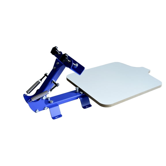 Techtongda 1 Color Screen Printing Press Kit Machine 1 Station Silk Screening Pressing DIY