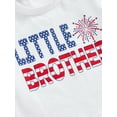 thumbnail image 6 of FEORJGP Kids Boy Girl 4th of July T-Shirts 6M-4T Toddler Baby Casual Crew Neck Shirts Letter Print Cute Short Sleeve Tops Infant Fashion Comfy Summer Clothes for Independence Day, 6 of 6