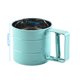 thumbnail image 2 of Colador de harina de mano Colador de harina de cocina casera Colador de azúcar Taza Colador de malla de acero inoxidable Worallymy JD711053944, 2 of 5