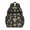 Mushroom and Eye Black Pattern, variant on Mushroom and Moon Black Pattern Cute School Backpack Bag for School with Padded Back and Adjustable Shoulder Straps 15.25"x11.5"x5.25"