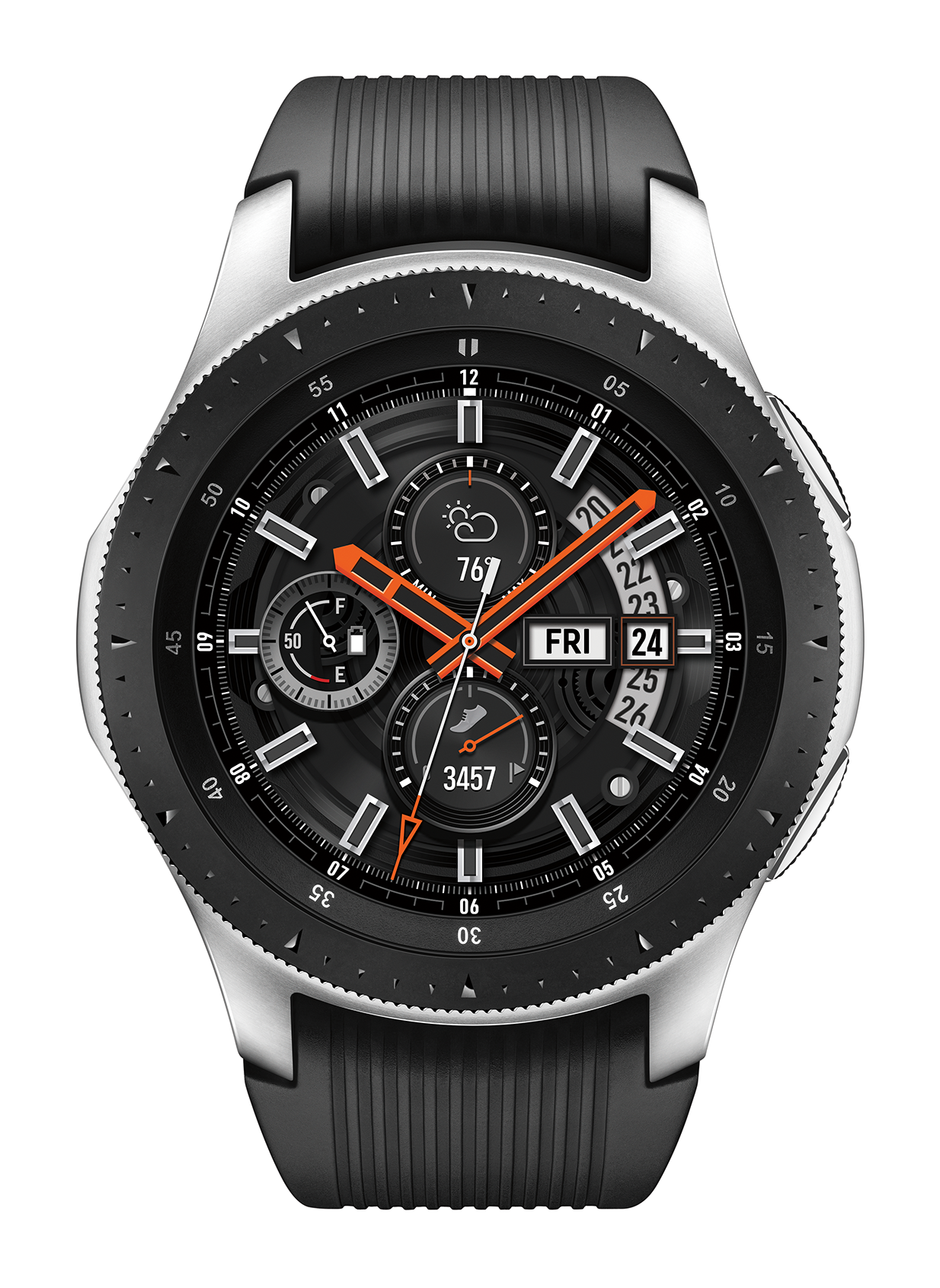 SAMSUNG Galaxy Watch - Bluetooth Smart Watch (46mm) - Silver - SM-R800NZSAXAR - image 2 of 15