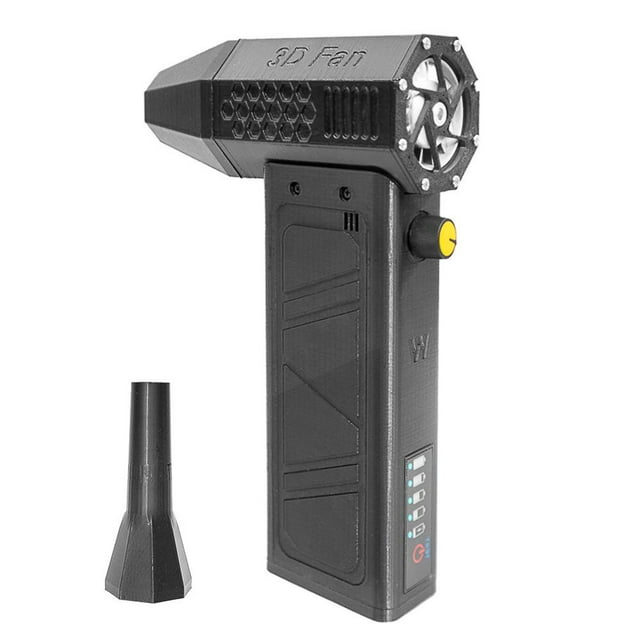 14RPM Mini Fan Brushless Handheld Duct Fan 52M/S Portable Turbo Fan