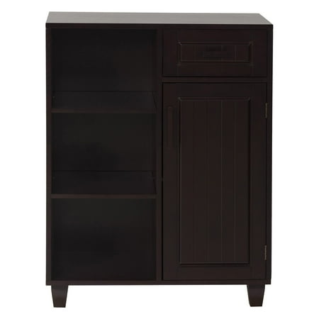 Elegant Home Fashions Dolce Floor Cabinet, Dark Espresso