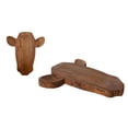 thumbnail image 1 of Acacia Wood Cow Head Shape Board, 1 of 3