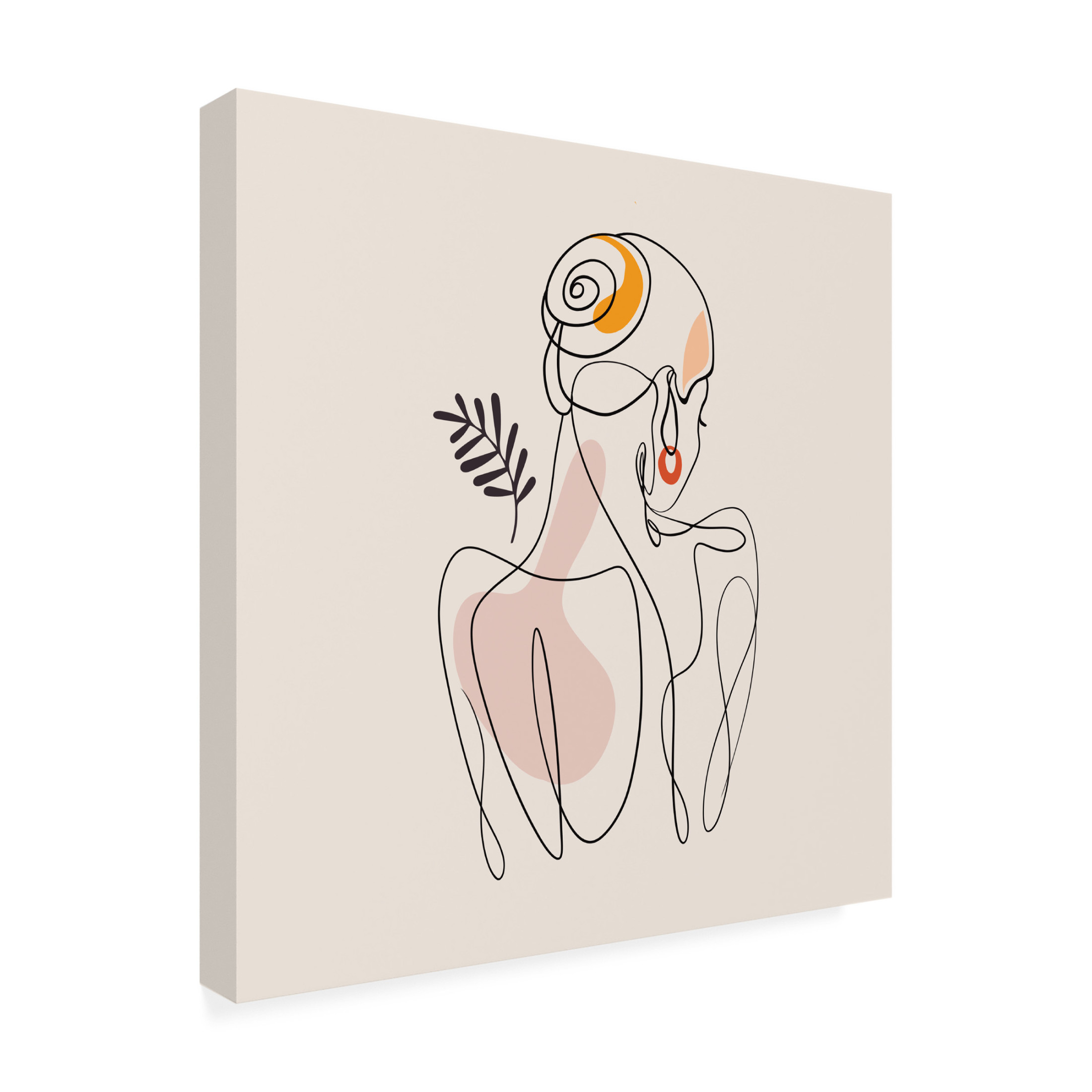 Trademark Fine Art Emel Tunaboylu Bodyscape No2 Canvas Wall Art