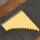 thumbnail image 4 of Flauta 16 tubos Panpipe música instrumento de viento y bolsa para estudiantes principiantes, idea de regalo para músico principiante, 4 of 6