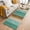Teal, variant on 2'x6' Rug Runners for Hallways Kitchen, Teal Brown Wooden Non Slip Entryway Beside Floor Carpet Runner, Farmhouse Vertical Striped Art Washable Laundry Room Bedroom Throw Rugs Mat for Family Pet
