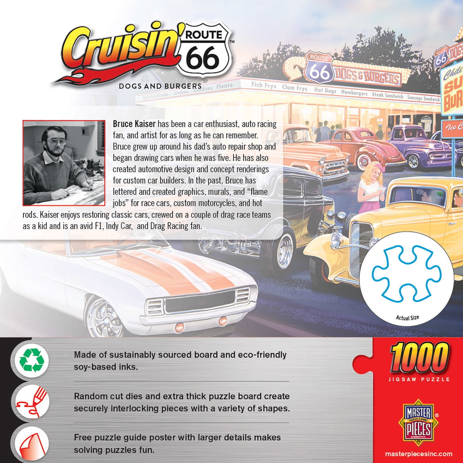 MasterPieces 1000 Piece Jigsaw Puzzle - Dogs & Burgers - 19.25