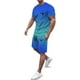 thumbnail image 1 of Playeras De Compresión Para Hombre, Conjunto De Dos Piezas De Camiseta Y Pantalones Cortos De Manga Corta Con Estampado Completo De Alemania Para Hombre Y Conjunto De Camisa Y Pantalón Corto., 1 of 4
