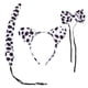 thumbnail image 1 of EeaseMX 1 juego de orejas de animal, broche para el pelo, pajarita, cola para cosplay (colores surtidos), 1 of 7