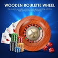 thumbnail image 2 of LOVEVER Wooden Roulette Wheel Set  Professional Roulette Wheel European Roulette Wheel  Turntable Leisure Table Games  Perfect For An At-home Game Night Or A Club, 2 of 5