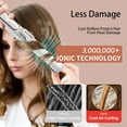 thumbnail image 3 of B-Qtech 2-in-1 Hair Straightener and Curling Iron, Ionic Ceramic Styling Tool with 360° Cooling Air, Hair flat iron (White), 3 of 7