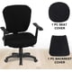 thumbnail image 2 of Funda para silla de oficina, 2 piezas, elástica, para ordenador, oficina, universal, para asiento de silla, fundas elásticas para silla giratoria, fundas protectoras lavables de licra para, 2 of 7