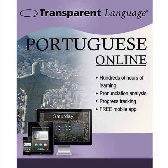 Transparent Language Online Portuguese (Brazilian) (12 Month) (Digital Code)