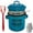 Sky Blue, variant on Large Enamel Food Storage Jars with Lids Airtight Pantry Organization Flour Rice Pasta Dry Food Kitchen Use