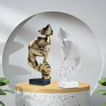 thumbnail image 4 of Gold Large Thinker Statue Abstract Art Resin Sculpture for Home and Office Decor, 4 of 7