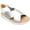Medium Gray Full Grain Leather/Technical Fabric, variant on Women's Camper Oruga Platform Sandal Light Beige Full Grain Leather/Technical Fabric 41 M