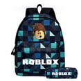thumbnail image 1 of Roblox-Juego de dibujos animados para niños y niñas, Mochila escolar de dibujos animados, primaria y secundaria, 2 unidades, 1 of 4