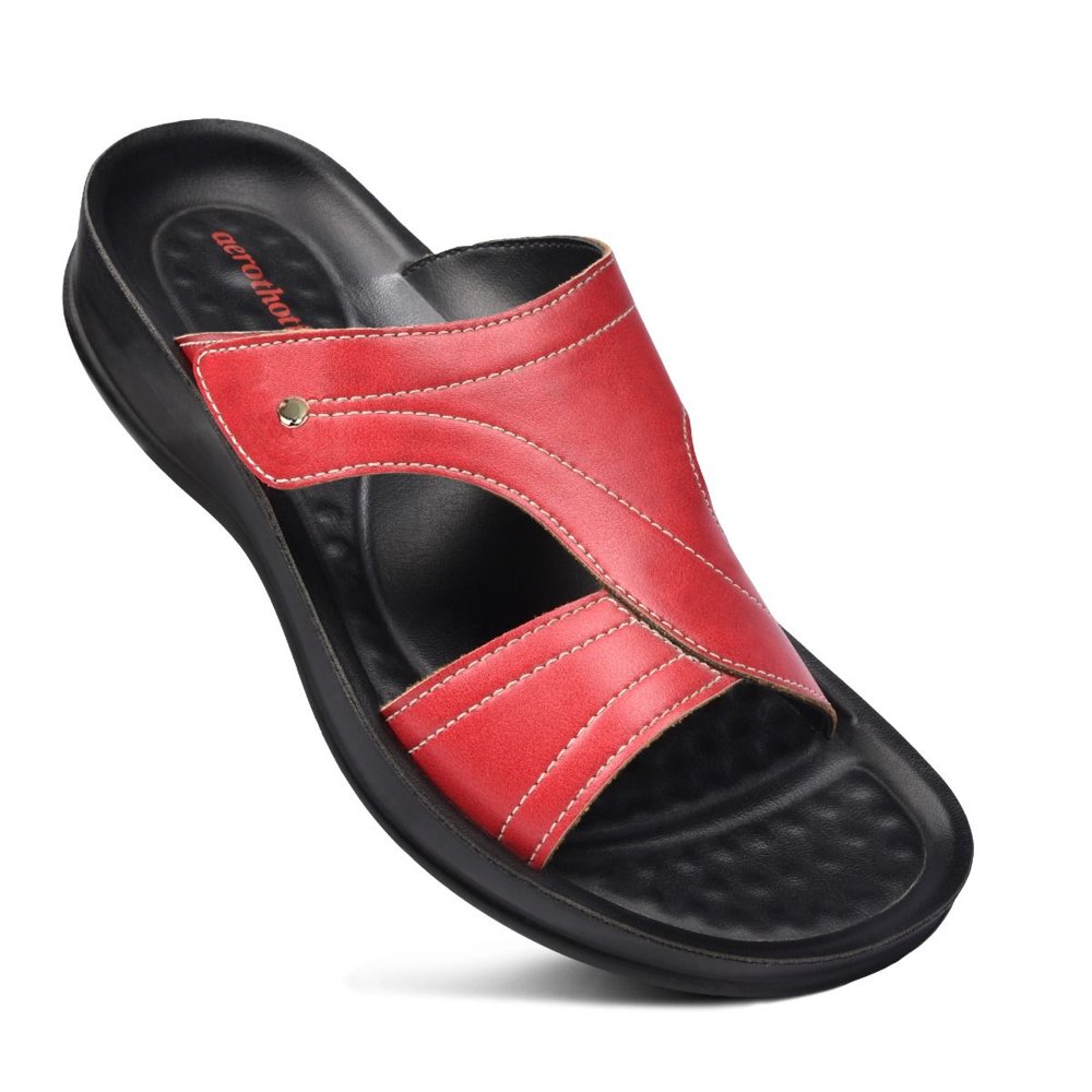 Aerothotic Aerothotic Crossroad Velcro Strap Women Slide Sandals