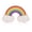Rose Gold, variant on Rainbow with Clouds Hard Enamel Pin | Clayton Jewelry Labs