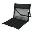 thumbnail image 4 of Silla de camping con respaldo, cómoda silla de playa para viajes, patio, barbacoa Negro, 4 of 8