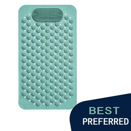 MEKBOK Bath and Shower Mat Massage Foot pad Foot wash pad Machine Washable Bathroom Bath Mat (Light Green) MEKBOK Bath and Shower Mat Massage Foot pad Foot wash pad Machine Washable Bathroom Bath Mat (Light Green)