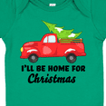 thumbnail image 4 of Inktastic I'll Be Home for Christmas Truck with Tree Boys or Girls Baby Bodysuit, 4 of 5