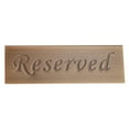thumbnail image 4 of Letreros de Reservada Soledad 10 piezas Acero inoxidable bronce, 4 of 9