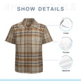 thumbnail image 7 of High Quality Hawaiian Shirts for Men Short Sleeve Aloha Beach Shirt Floral Summer Casual Button Down Shirts Blouses HG68XG, 7 of 7