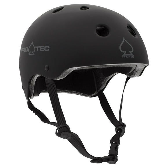 PRO-TEC - CLASSIC CERTIFIED MATTE BLACK SKATE HELMET- X-LARGE