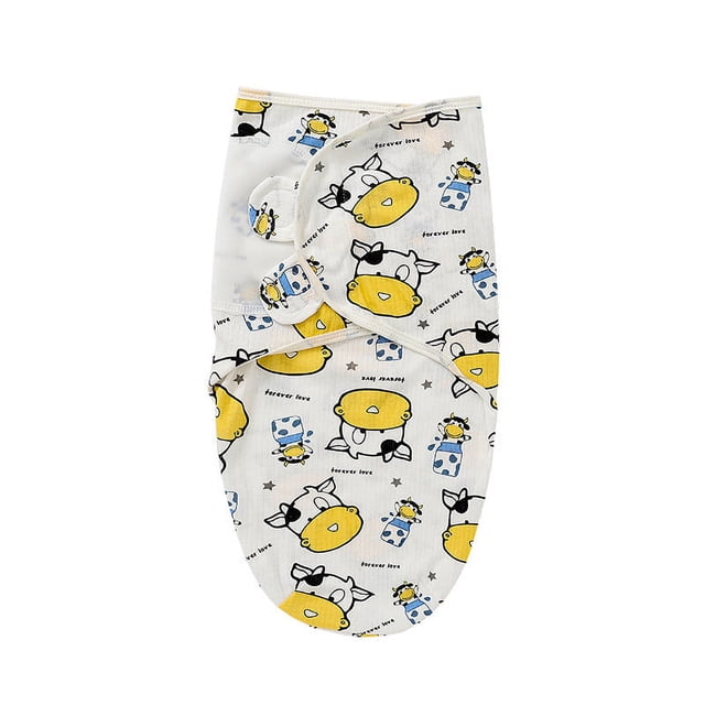 Paquete de 5 mantas para bebé para niño y niña, pañales ajustables de material supersuave para recién nacidos de 0 a 3 meses