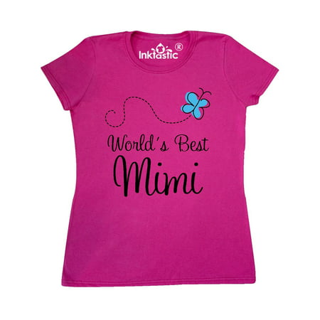 Worlds Best Mimi butterfly Women's T-Shirt