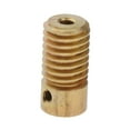 thumbnail image 2 of S SERENABLE Roue à Vis Sans Fin en Laiton, Kits d'Arbre de Roue à Vis Sans Fin, Trou de Module 0,5, Diamètre 3 mm, 10 mm, 2 of 7