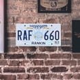 thumbnail image 3 of Placa Metal Vintage Mississippi Pintura Hierro Rectangular Pared 30x15cm, 3 of 9