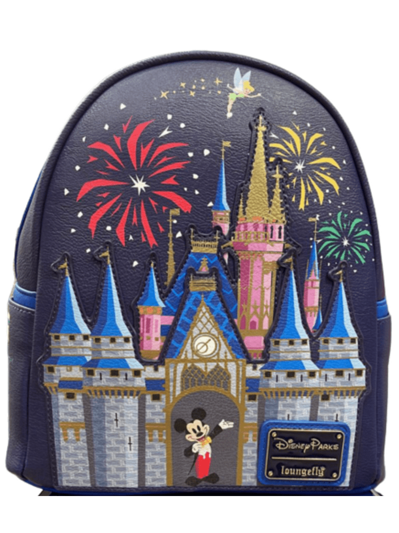 Disney Parks Loungefly Backpack with Mickey, Tinker Bell