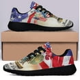 thumbnail image 3 of Memorial Day Remember And Honor Thank You Veterans Boots Shoes Sneakers Black Size 4, 3 of 7