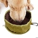 thumbnail image 5 of Cuenco plegable para perros, plato de alimentación plegable con mosquetón, de limpiar Verde Yuyangstore Cuenco plegable para perros., 5 of 7