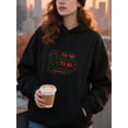 thumbnail image 4 of Unique Xmas Christmas Hoodie for Men Women, Holiday Pullover Hooded Sweatshirt, Cozy Cotton Poly Blend, Funny Winter Xmas Gift Outfit, 4 of 5