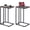 A-Grey, variant on GALAXHERO C Shaped End Tables Set of 2 Side Table for Couch Small Side Table Living Room, Bedroom, Small Space, Brown