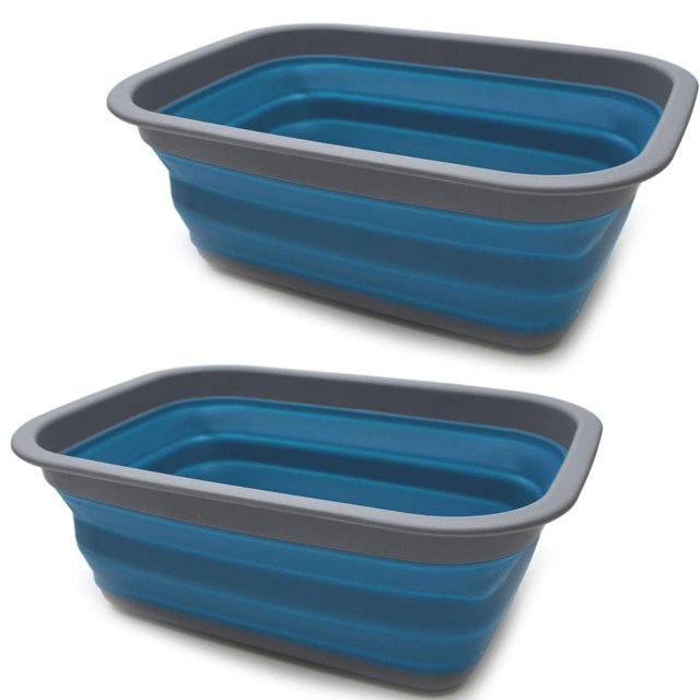 Bañera portátil plegable y de tamaño de viaje, perfecta para las aventuras del baño de los niños pequeños