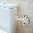 thumbnail image 7 of Stainless Steel Toilet 1 In 2 Out Dual Use Angle Valve Double Outlet Water Valve, 7 of 7