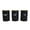 Black, variant on Storage Containers Kitchen Canister Set with Lids and Name Marker Coffee Tea Flour Jars for Pantry Organization